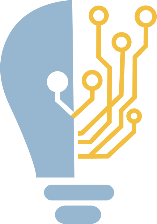 About 3 flow impact light bulb technology icon